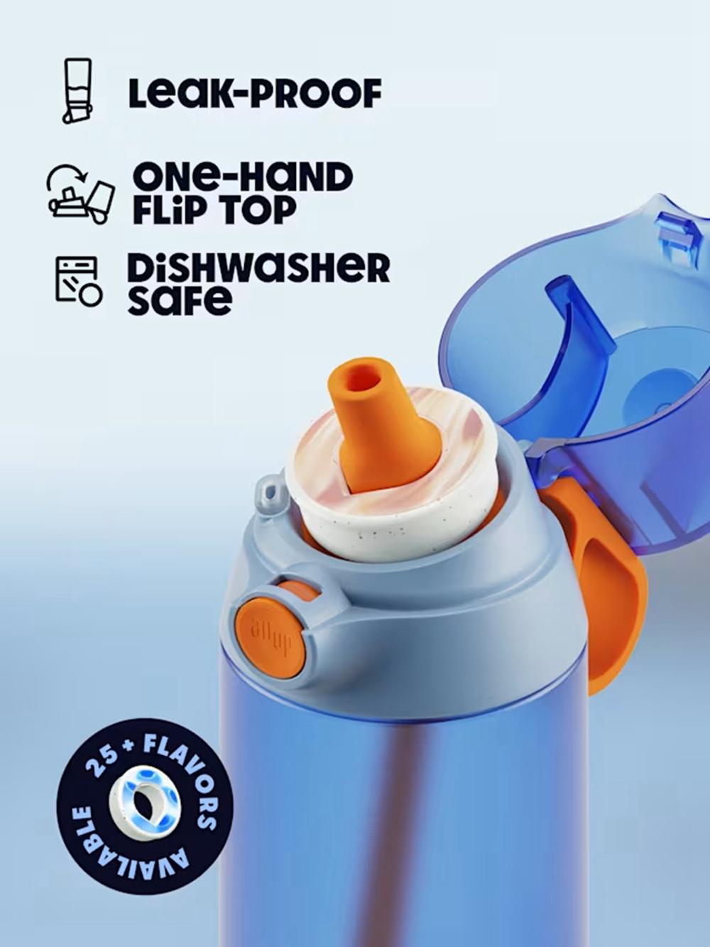 Blue / Bright Orange Air Up Click 600ml Bottles  Ireland |  5710HTQBL