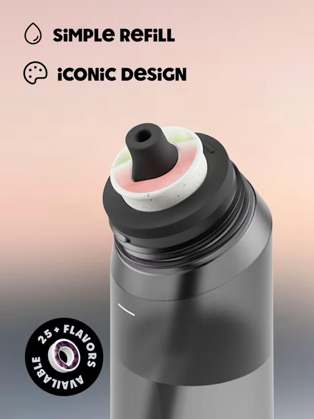 Charcoal Grey Air Up Twist 650ml Bottles  Ireland |  5031QXWVO