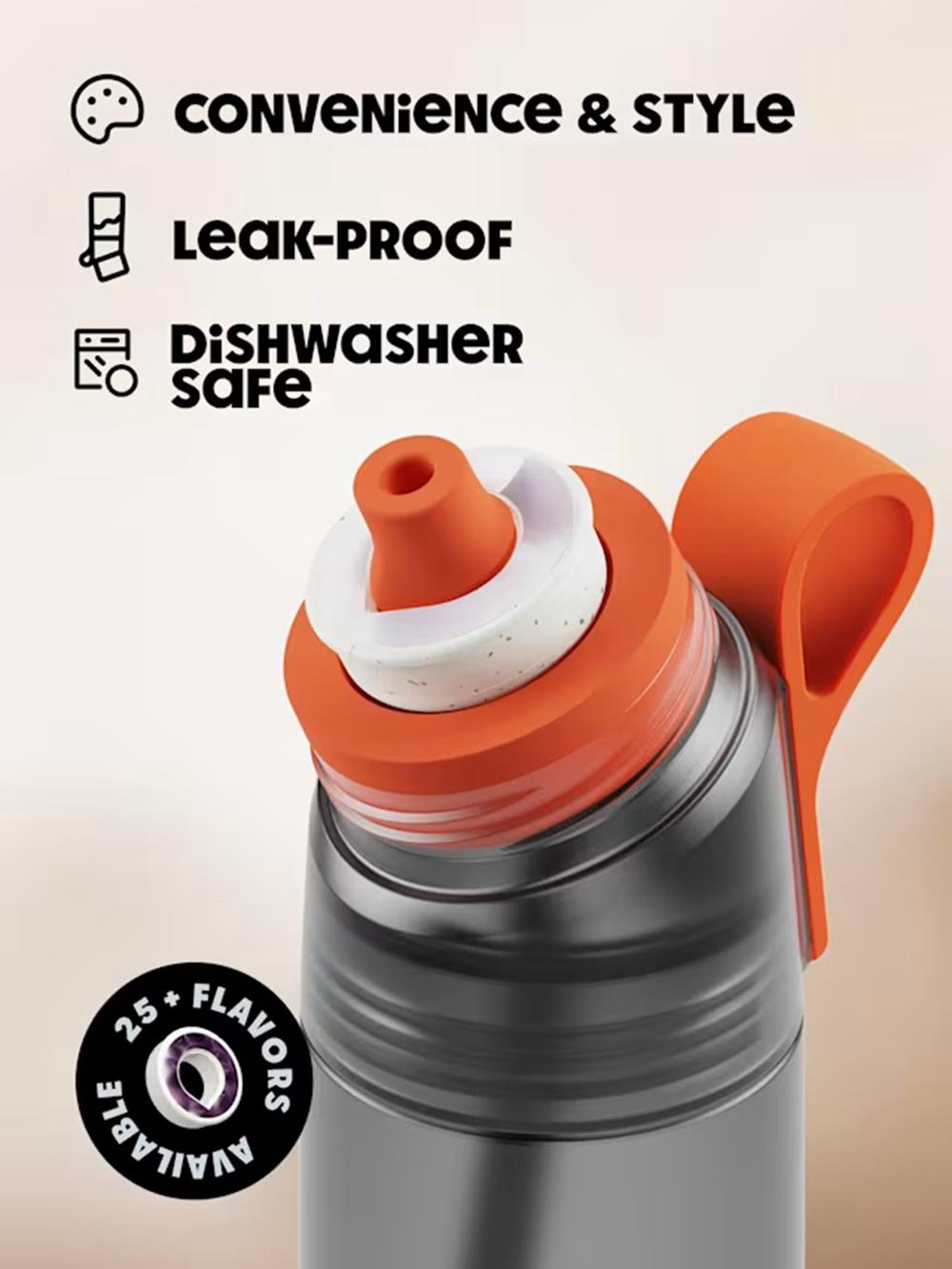 Charcoal Grey Air Up Twist Pro 600ml Bottles  Ireland |  6984JPIHC