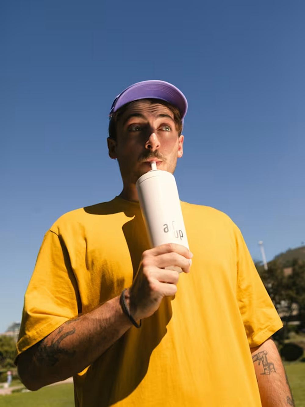 Creamy White Air Up Tumbler 700ml Tumbler  Ireland |  9836IAGLX