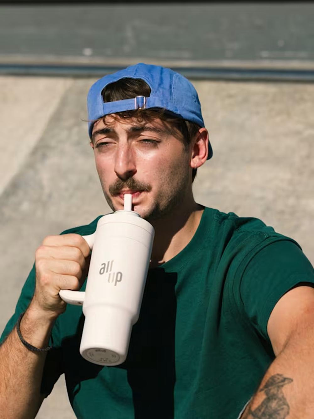 Creamy White Air Up Tumbler with Handle 700ml Tumbler  Ireland |  2987RLEHS