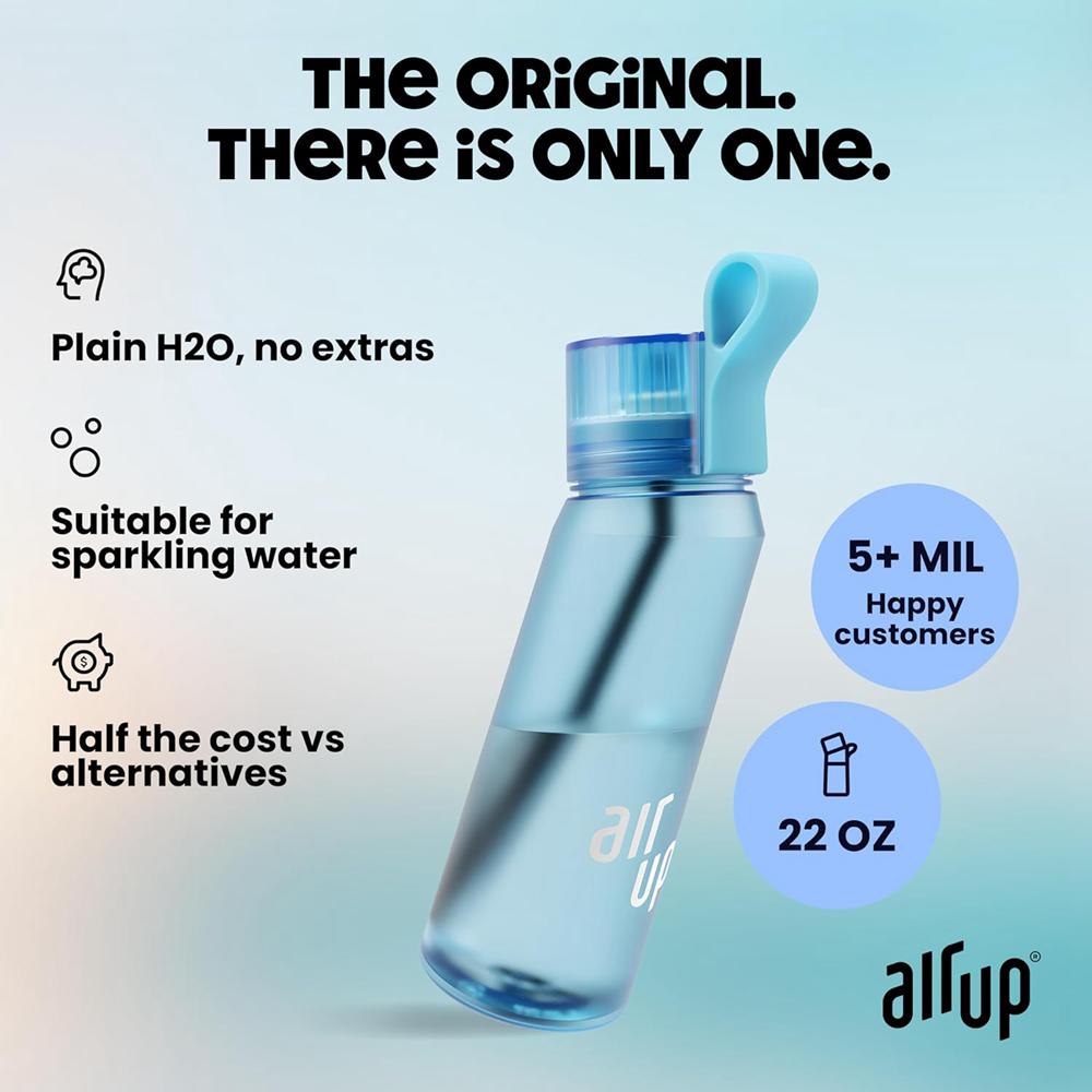 Ocean Blue Air Up (22 oz) 5 scent pods & straw Bottles  Ireland |  6534XQDLZ