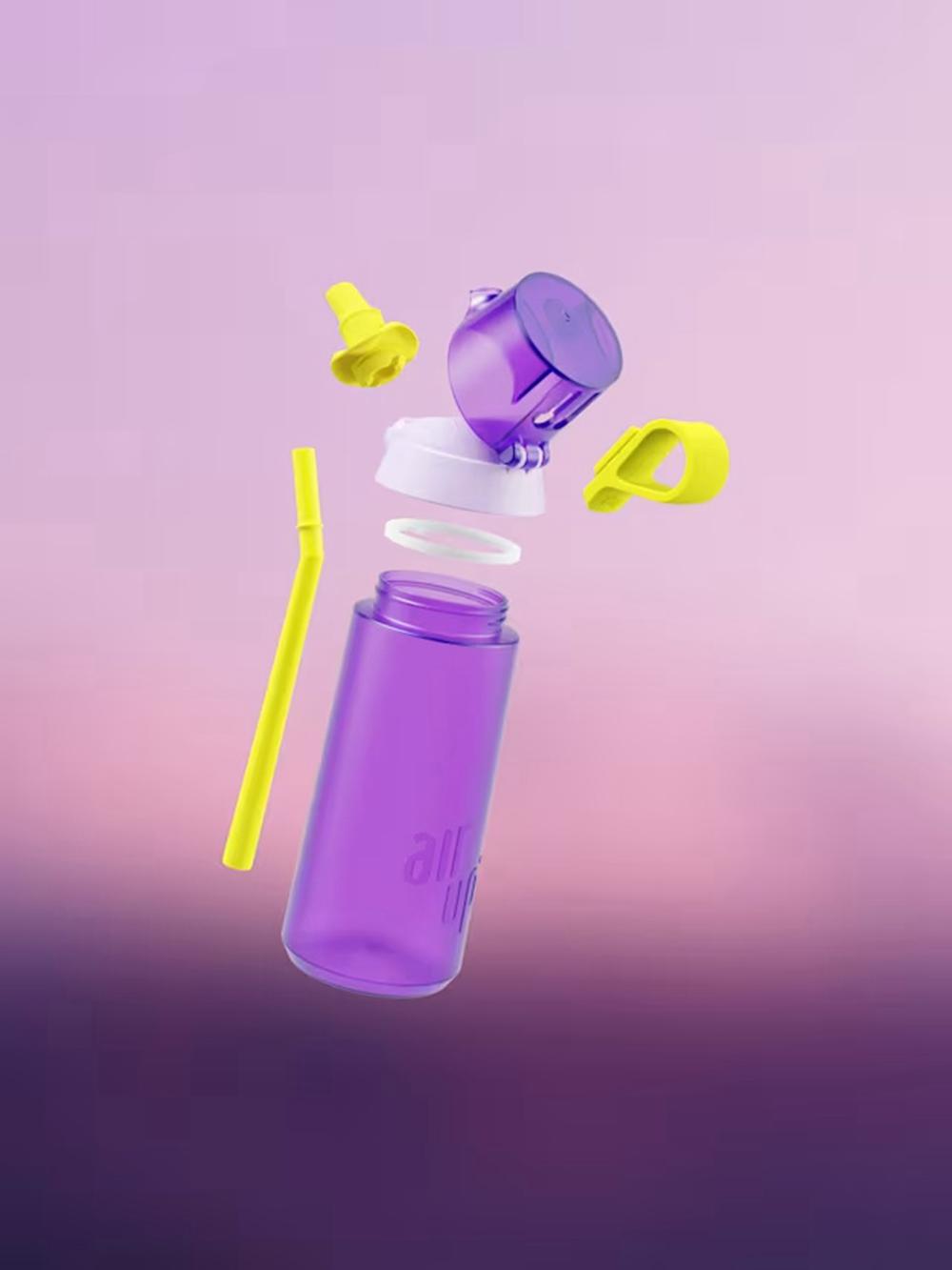 Purple / Bright Yellow Air Up Click 600ml Bottles  Ireland |  0681ZDJOS
