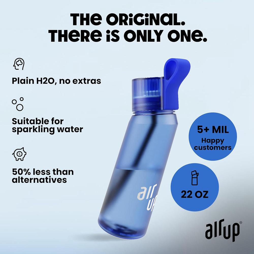 Royal Blue Air Up (22 oz) 5 scent pods & straw Bottles  Ireland |  6427FQSGA