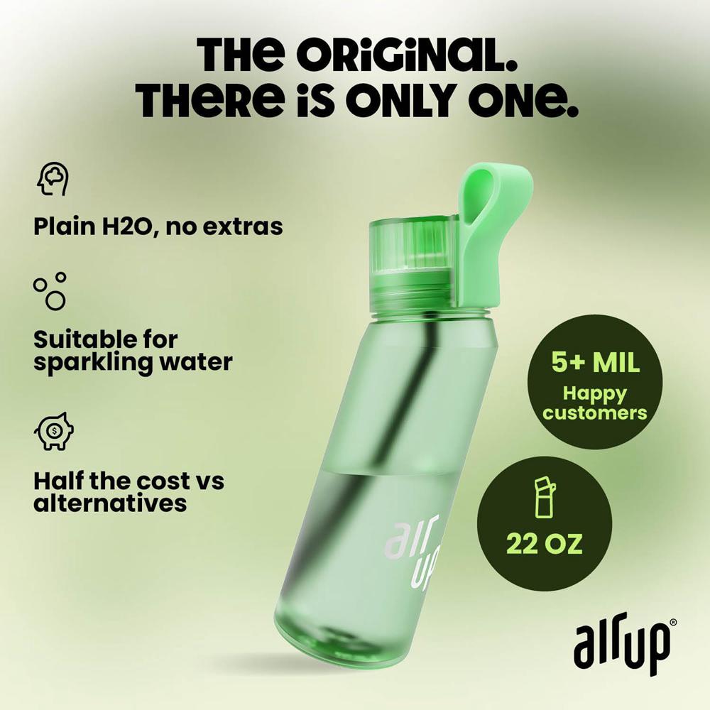 Vibrant Green Air Up (22 oz) 5 scent pods & straw Bottles  Ireland |  3891WKZON